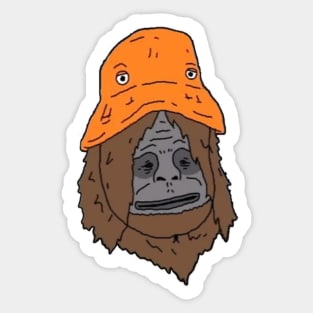 sassy the sasquatch Sticker